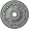 Ekena Millwork Flagstone Ceiling Medallion (Fits Canopies up to 3 7/8"), 30"OD x 3 7/8"ID x 3 1/4"P, Primed White CM30FL - alternate 1
